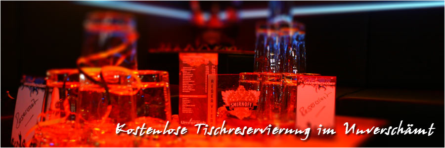 Kostenlose Tischreservierung im Unverschämt Karlsruhe